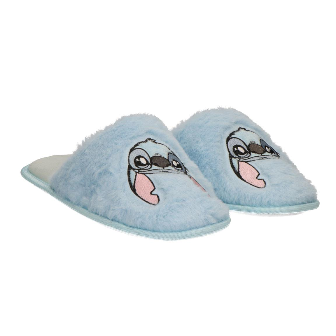 Pantofole Invernali Stitch DISNEY in Peluche Ciabatte a Punta Chiusa Suola Antiscivolo - 7147