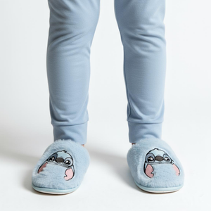 Pantofole Invernali Stitch DISNEY in Peluche Ciabatte a Punta Chiusa Suola Antiscivolo - 7147