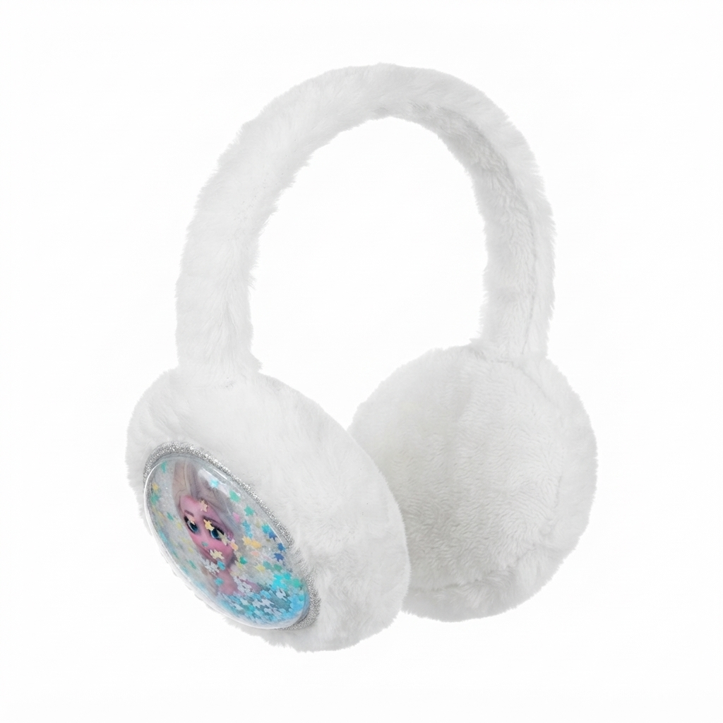 Paraorecchie Frozen DISNEY Cuffia Regolabile Accessorio Invernale Bambina - Zh40061bianco