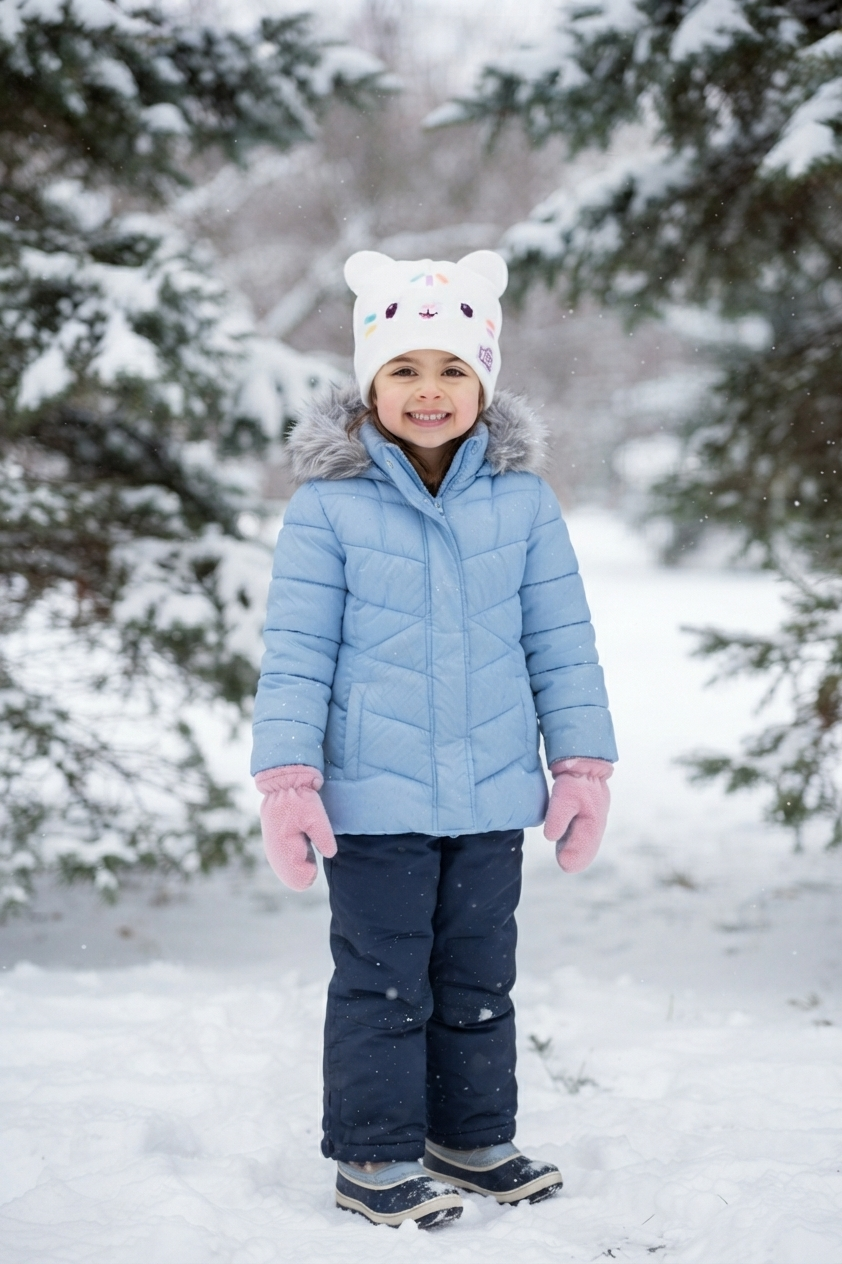 Cappello 3d Gabby's Dollhouse Accessorio Invernale per Bambine 100% Acrilico - Zh40020