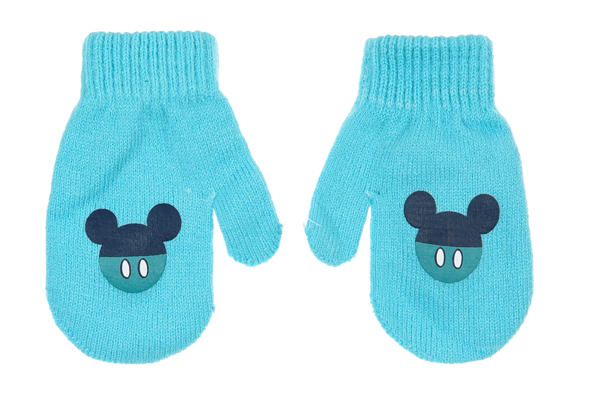 Cappello con Guanti Topolino DISNEY Accessorio Invernale per Neonato 100% Acrilico - Zh45026turc