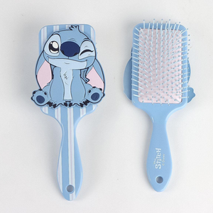 Set Accessori per la Cura Personale Stitch DISNEY Spazzola Cerchietto Scrunchie - 4116