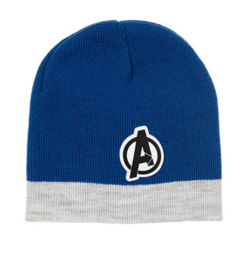 Cappello con Scaldacollo e Guanti Avengers MARVEL Accessorio Invernale per Bambini 100% Acrilico - Zh40118blu