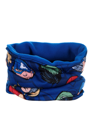 Cappello con Scaldacollo e Guanti Avengers MARVEL Accessorio Invernale per Bambini 100% Acrilico - Zh40118nero