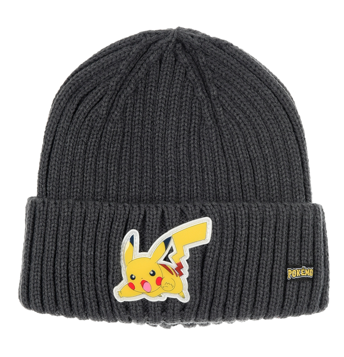 Cappello Pikachu Pokemon Accessorio Invernale per Bambini 100% Acrilico - Zh40080grigio
