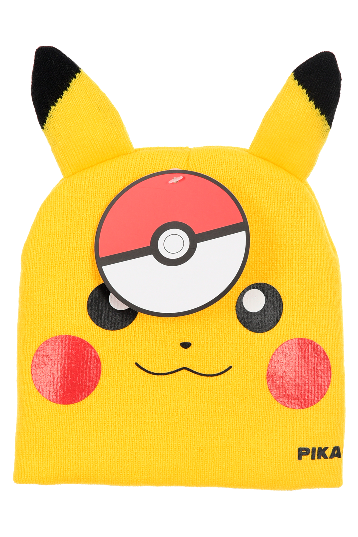Cappello 3d Pikachu Pokemon Accessorio Invernale per Bambini 100% Acrilico - Zh40097