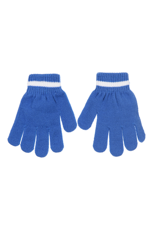 Cappello con Scaldacollo e Guanti Sonic Accessorio Invernale per Bambini 100% Acrilico - Zh40164blu