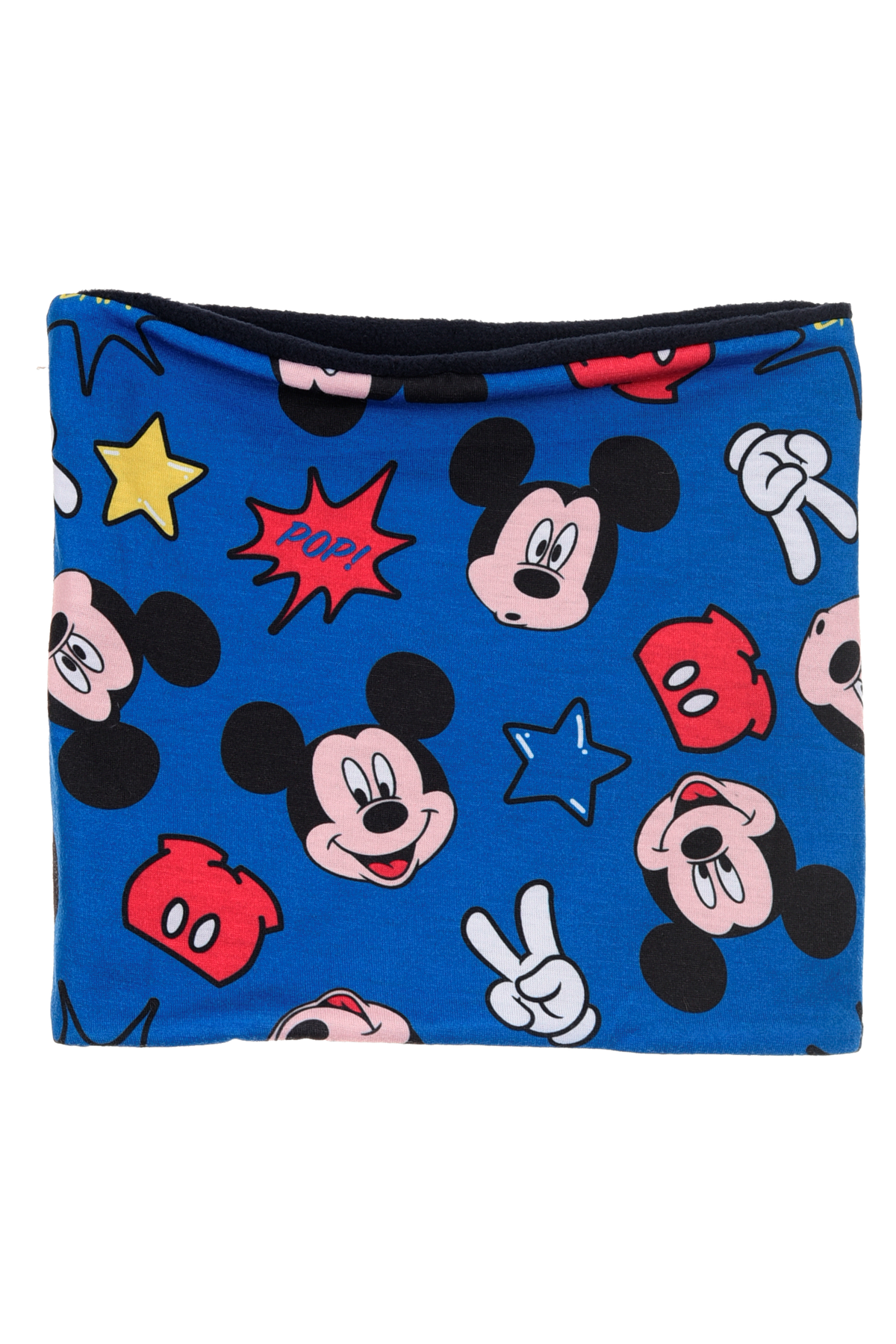 Cappello con Scaldacollo e Guanti Topolino DISNEY Accessorio Invernale per Bambini 100% Acrilico - Zh40123blu