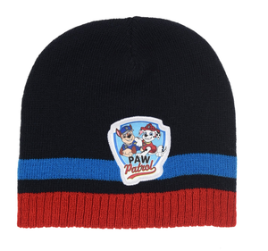 Cappello con Scaldacollo e Guanti Paw Patrol Accessorio Invernale per Bambini 100% Acrilico - Zh40165nero