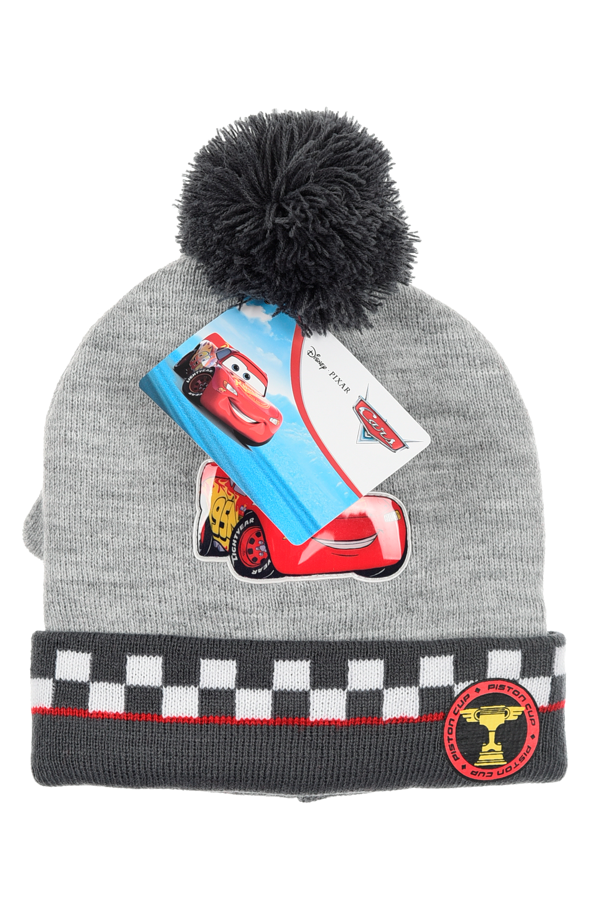Cappello con Guanti Cars DISNEY Accessorio Invernale per Bambini 100% Acrilico - Zh40109grigio