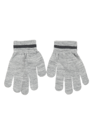 Cappello con Guanti Cars DISNEY Accessorio Invernale per Bambini 100% Acrilico - Zh40109grigio