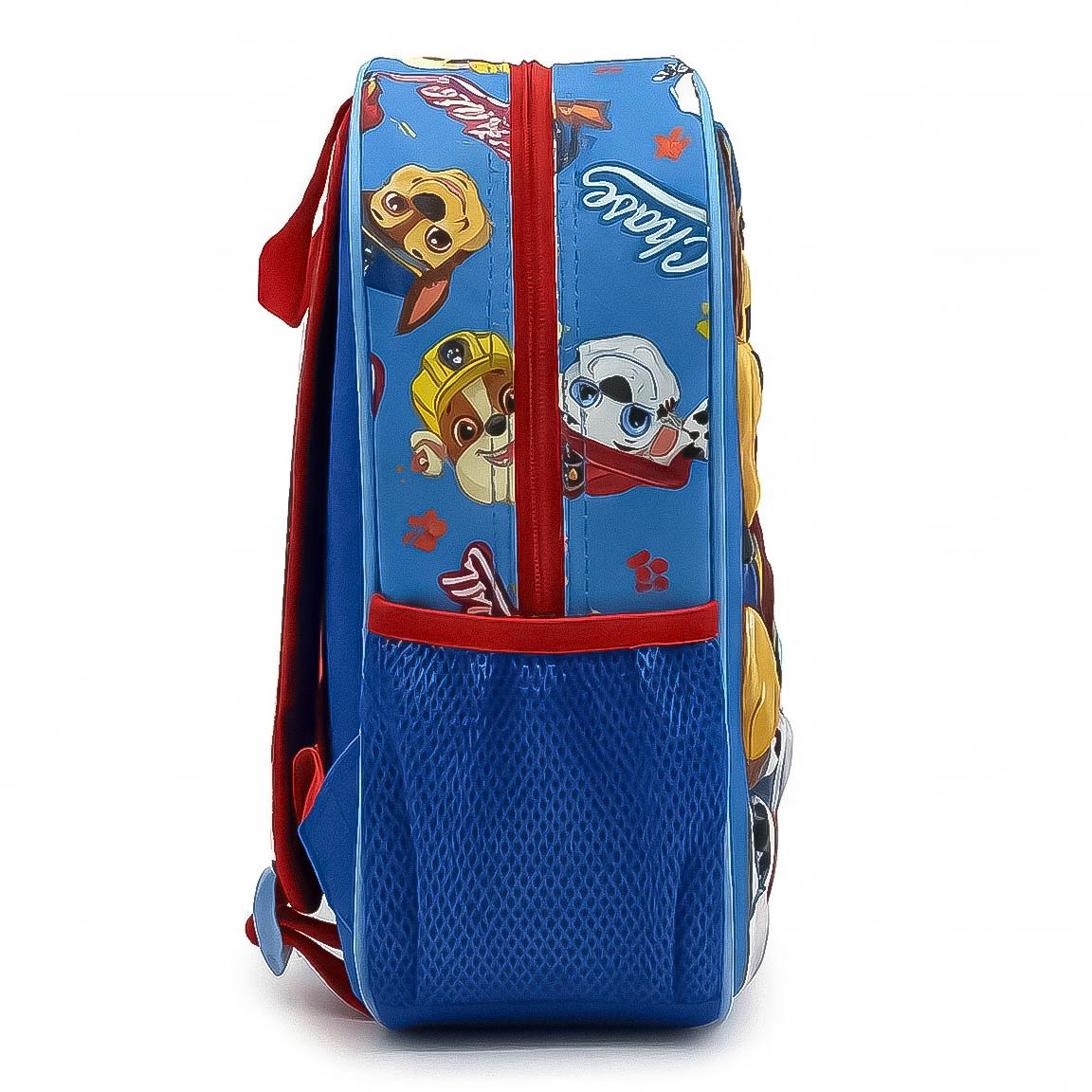 Zaino Asilo 3d Paw Patrol Borsa con Applicazioni 30 CM per Scuola Materna da Passeggio - 6560