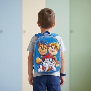 Zaino Asilo 3d Paw Patrol Borsa con Applicazioni 30 CM per Scuola Materna da Passeggio - 6560