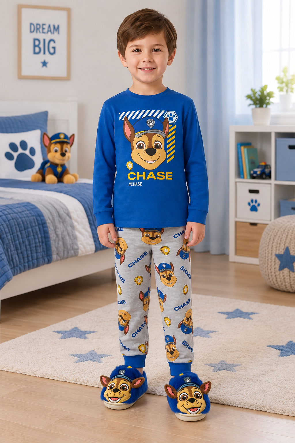 Pantofole Invernali Paw Patrol Ciabatte 3d Modello Calzatura con Suola Antiscivolo- 6985
