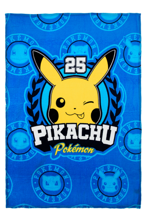 Plaid Pikachu in Coral Coperta in 100% Poliestere 190 Gsm 100 X 140 CM per Bambini - Zh46042