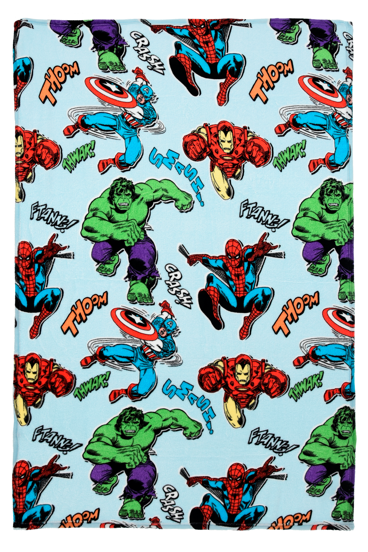 Plaid Avengers MARVEL in Coral Coperta in 100% Poliestere 190 Gsm 100 X 140 CM per Bambini - Zh46036
