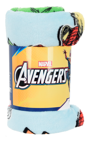 Plaid Avengers MARVEL in Coral Coperta in 100% Poliestere 190 Gsm 100 X 140 CM per Bambini - Zh46036