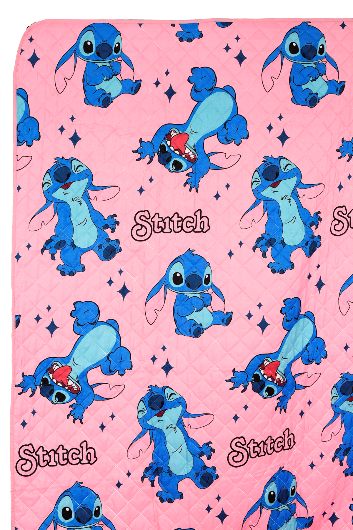 Trapuntino Stitch DISNEY Coperta Copriletto Trapuntato 100 Gsm Letto Singolo 170x260 CM - Zh46062