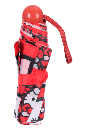 Ombrello Pieghevole Hello Kitty Sanrio per Bambine con Apertura Manuale - Zh40177