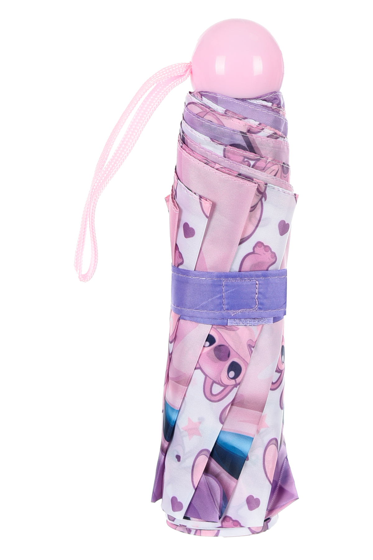 Ombrello Pieghevole Stitch DISNEY per Bambine con Apertura Manuale - Zh40178