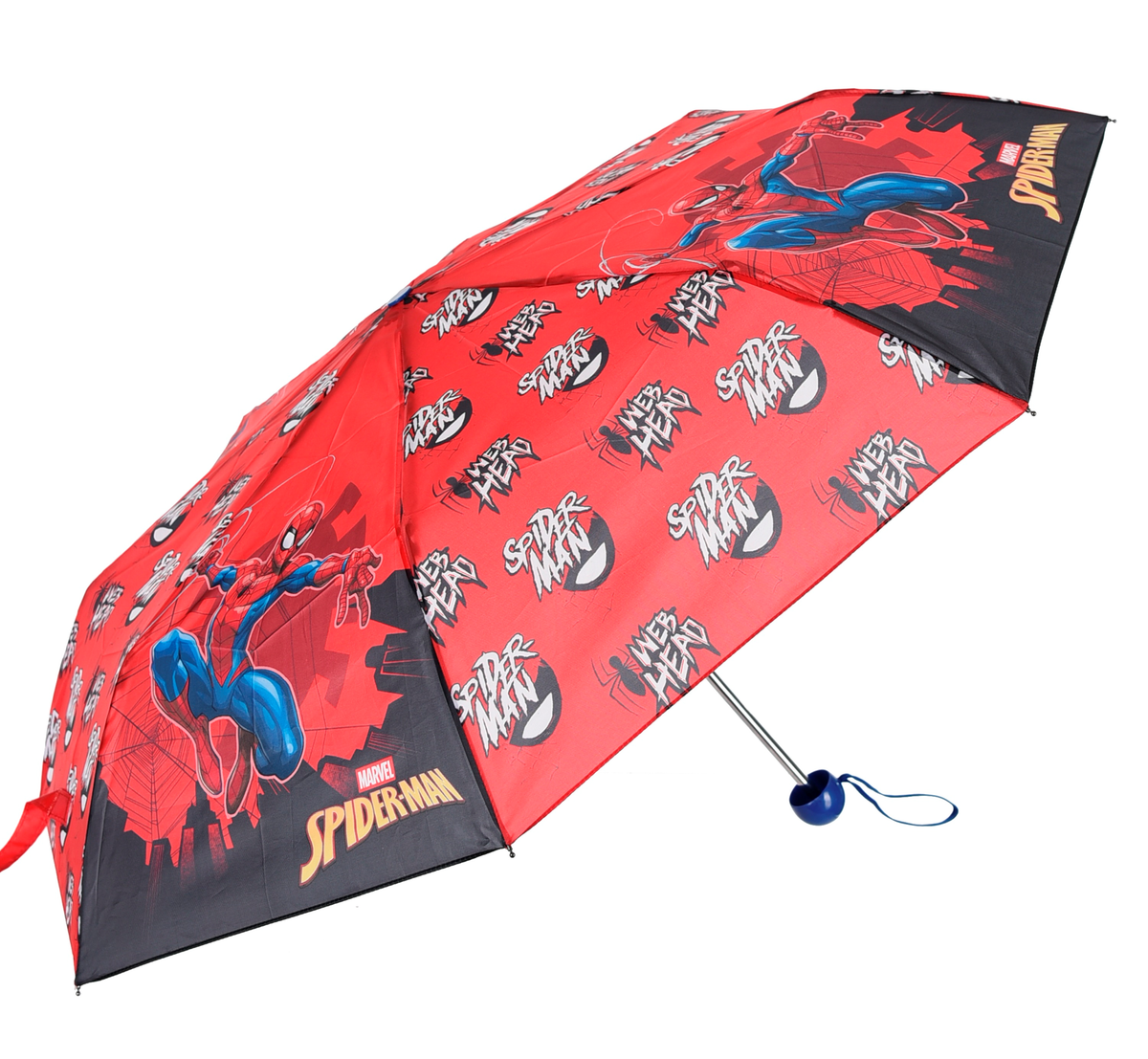 Ombrello Pieghevole Spiderman MARVEL per Bambini con Apertura Manuale - Zh40181