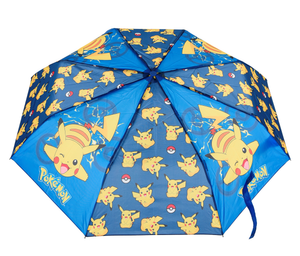 Ombrello Pieghevole Pikachu Pokemon per Bambini con Apertura Manuale - Zh40182