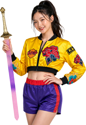Spada Giocattolo Kpop Star Nova 81 CM Accessorio Travestimento Cosplay Rumi Huntrix - 27847