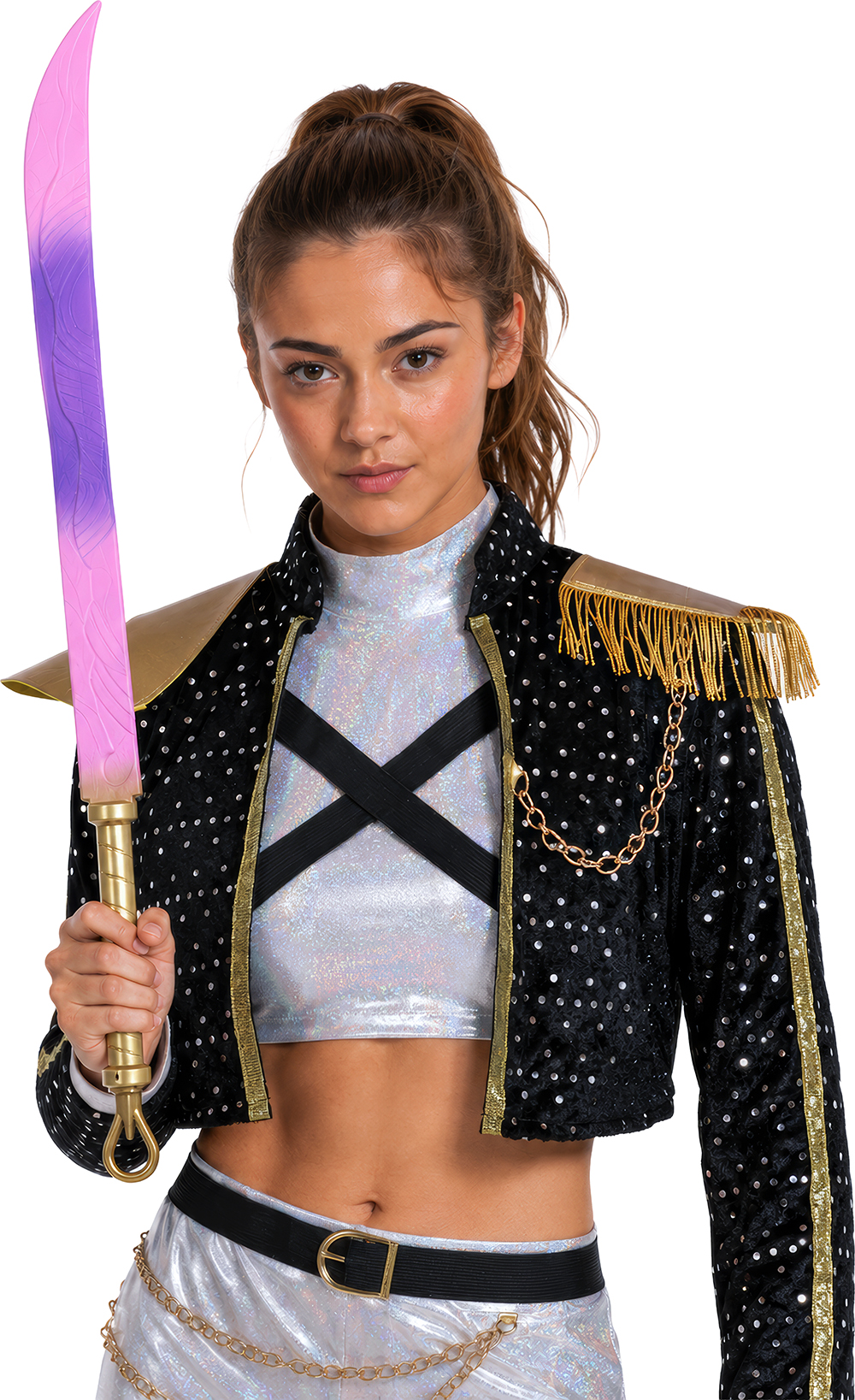 Spada Giocattolo Kpop Star Hunter 81,5 CM Accessorio Travestimento Cosplay Rumi Huntrix - 27848
