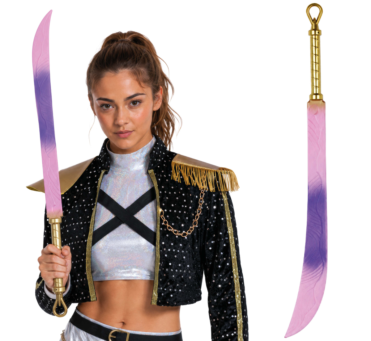 Spada Giocattolo Kpop Star Hunter 81,5 CM Accessorio Travestimento Cosplay Rumi Huntrix - 27848