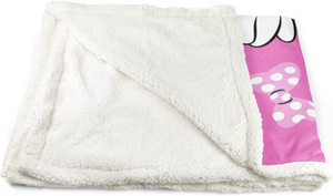 Plaid in Sherpa Minnie DISNEY Coperta Doppio Strato 100 X 140 CM Bambina - Je12441