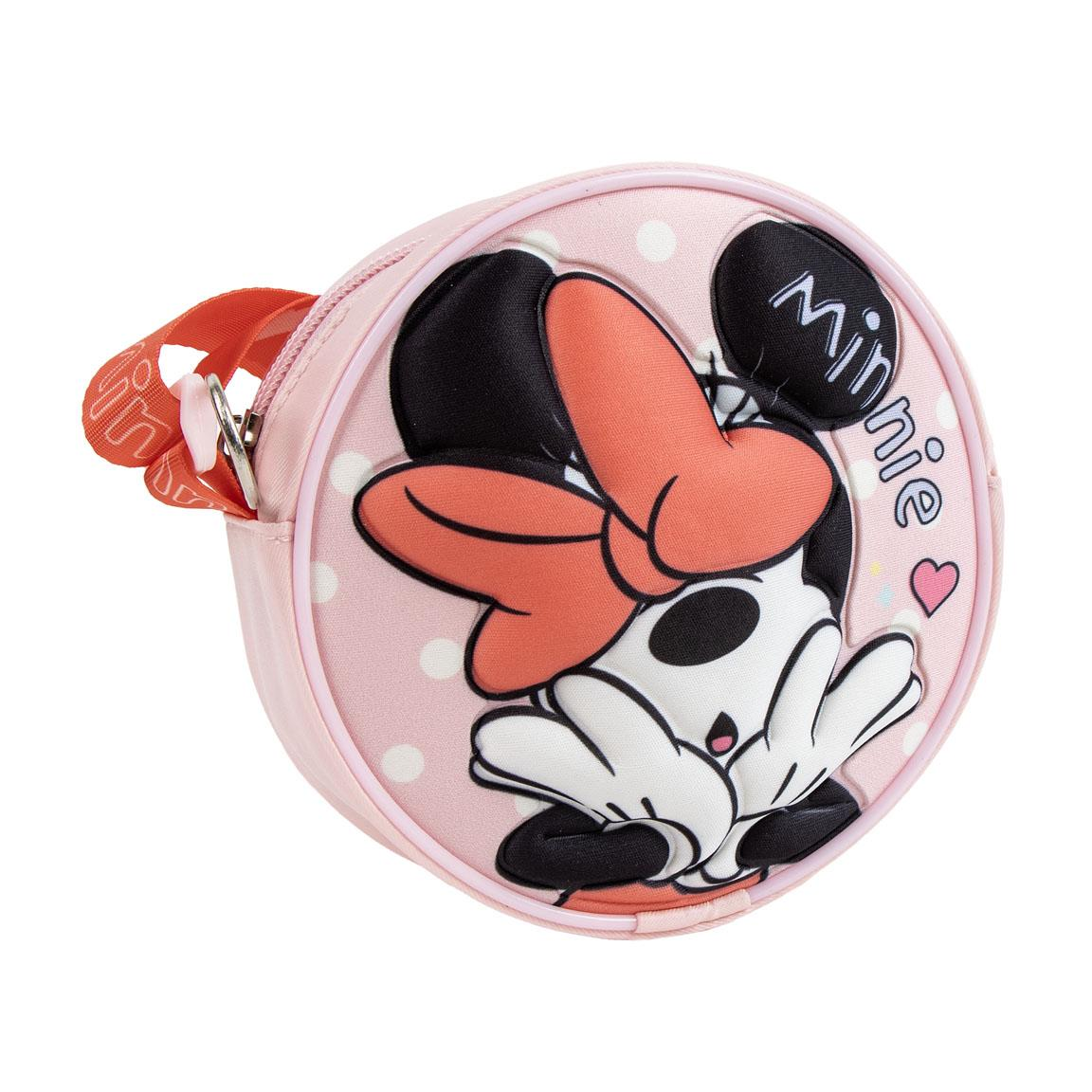 Borsa Passeggio Minnie DISNEY Borsa Rotonda con Tracolla Regolabile Accessorio Bambini - 5674