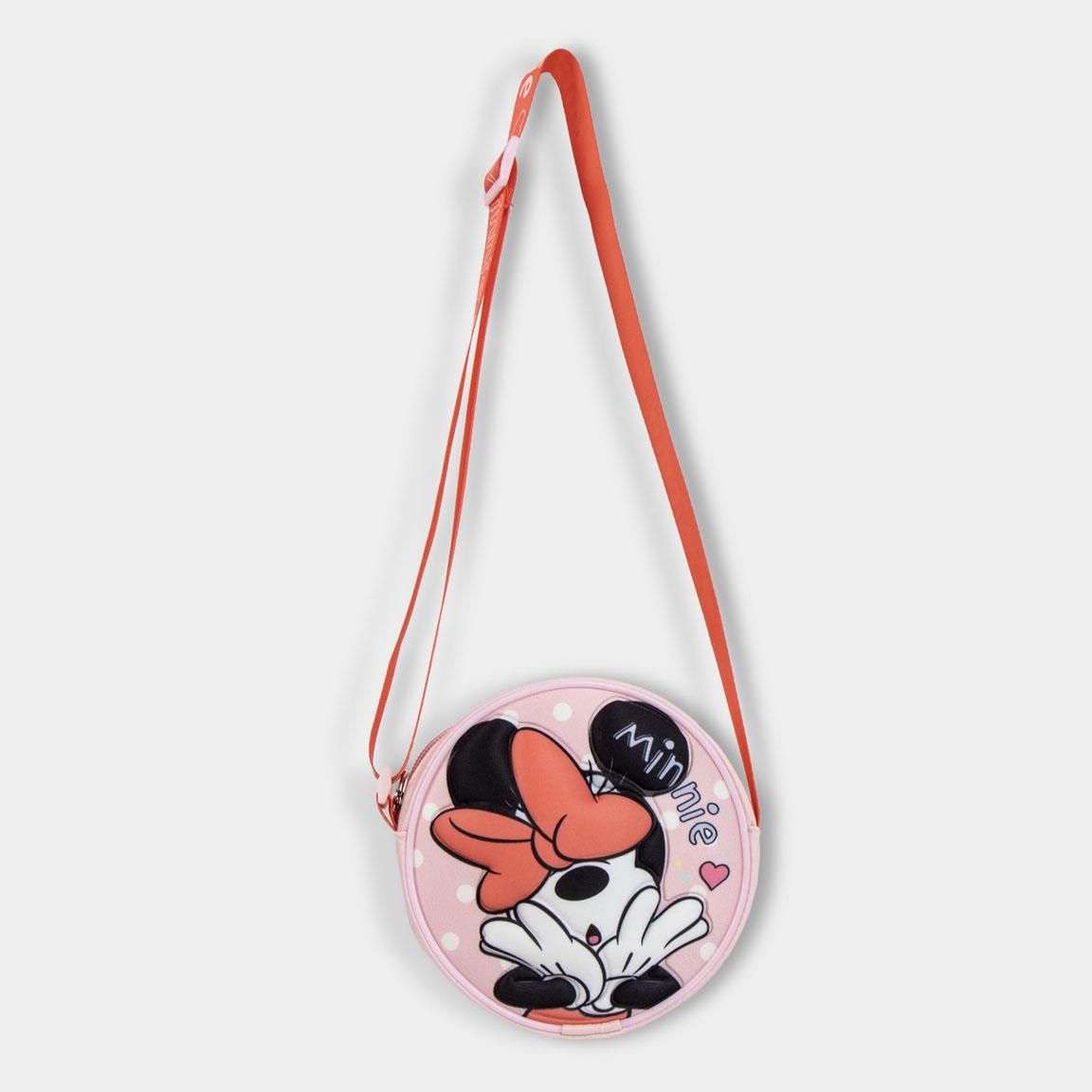 Borsa Passeggio Minnie DISNEY Borsa Rotonda con Tracolla Regolabile Accessorio Bambini - 5674