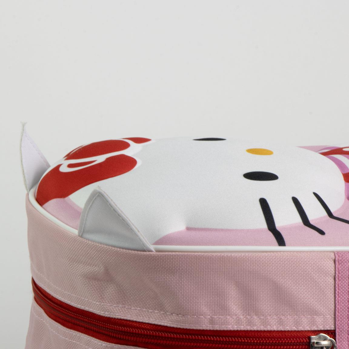 Zaino Asilo 3d Hello Kitty Borsa con Applicazioni 30 CM per Scuola Materna da Passeggio - 5848