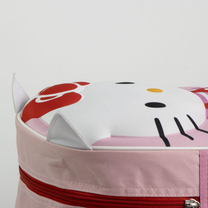 Zaino Asilo 3d Hello Kitty Borsa con Applicazioni 30 CM per Scuola Materna da Passeggio - 5848