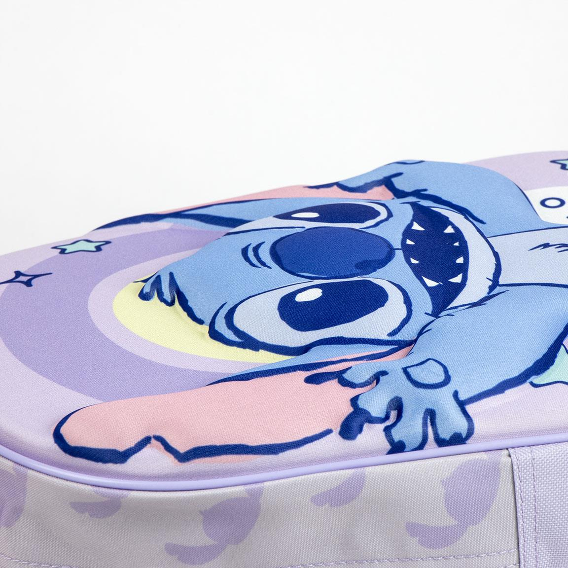 Zaino Asilo 3d Stitch DISNEY Borsa con Applicazioni 32 CM per Scuola Materna da Passeggio - 5874