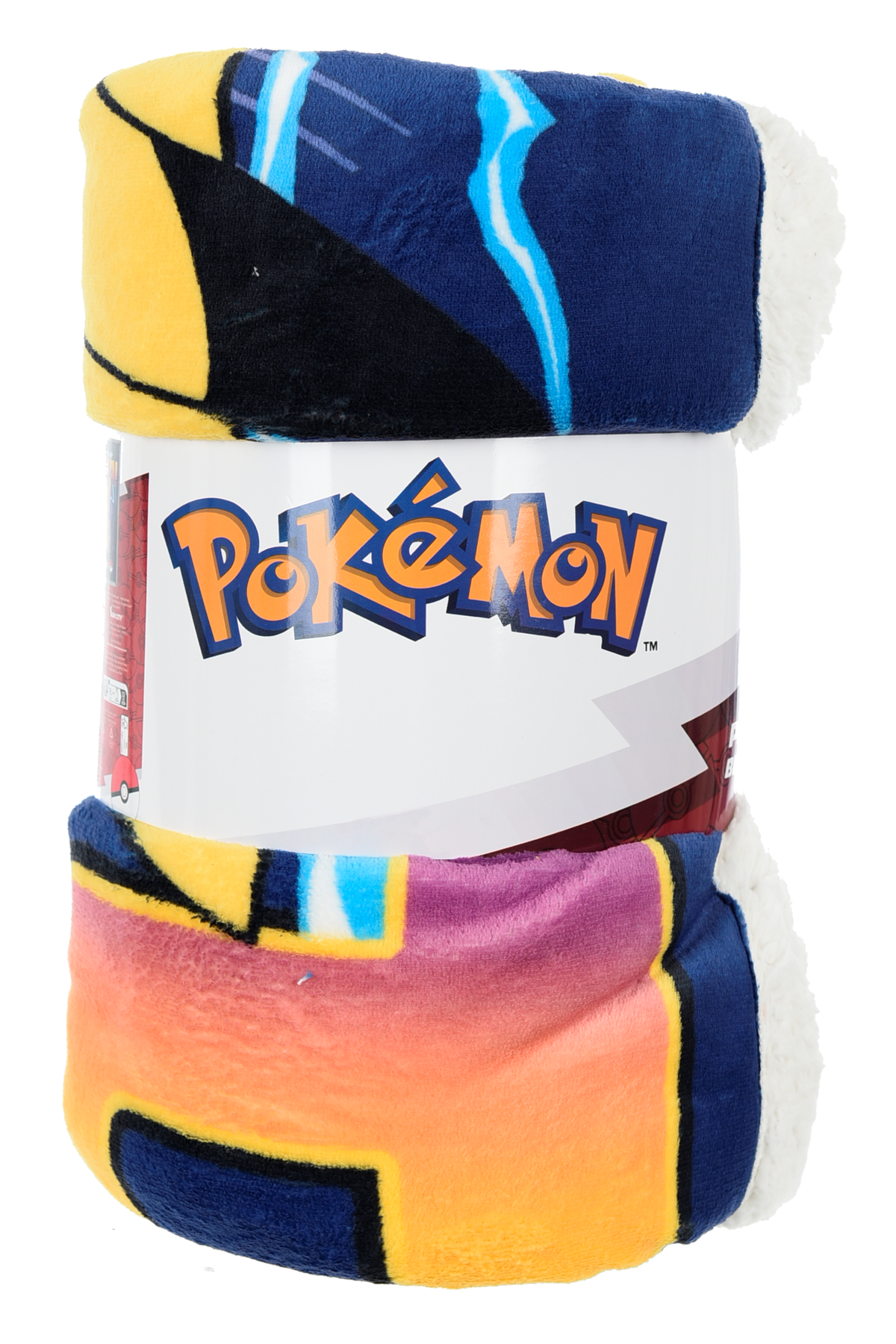 Plaid Pikachu in Sherpa Coperta in 100% Poliestere 380 Gsm 90 X 140 CM per Bambini - Zh46053