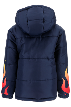 Giubbotto Imbottito Cars DISNEY con Cappuccio Bambino 3/6 Anni - Zh10332
