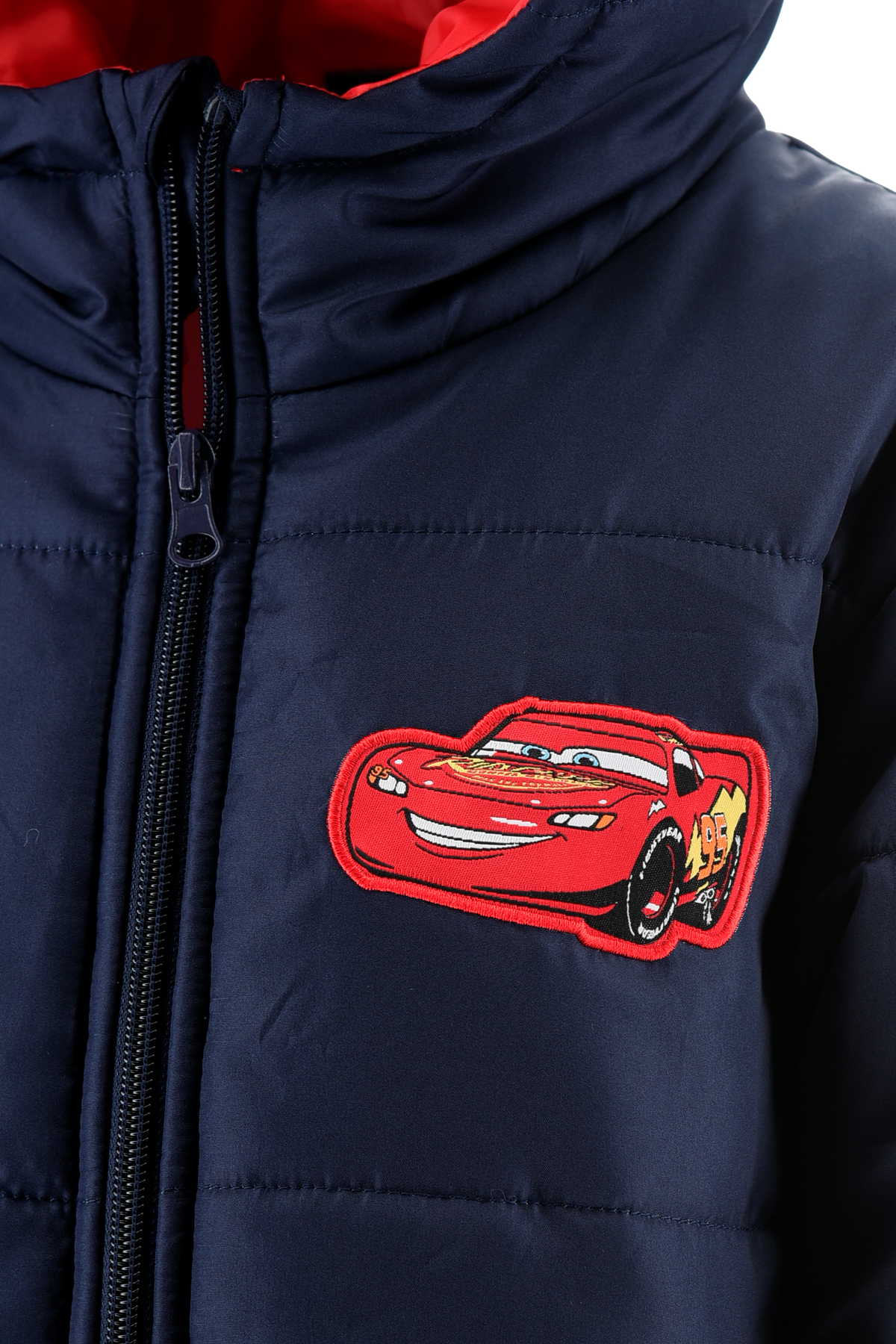 Giubbotto Imbottito Cars DISNEY con Cappuccio Bambino 3/6 Anni - Zh10332