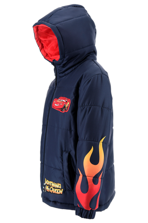 Giubbotto Imbottito Cars DISNEY con Cappuccio Bambino 3/6 Anni - Zh10332