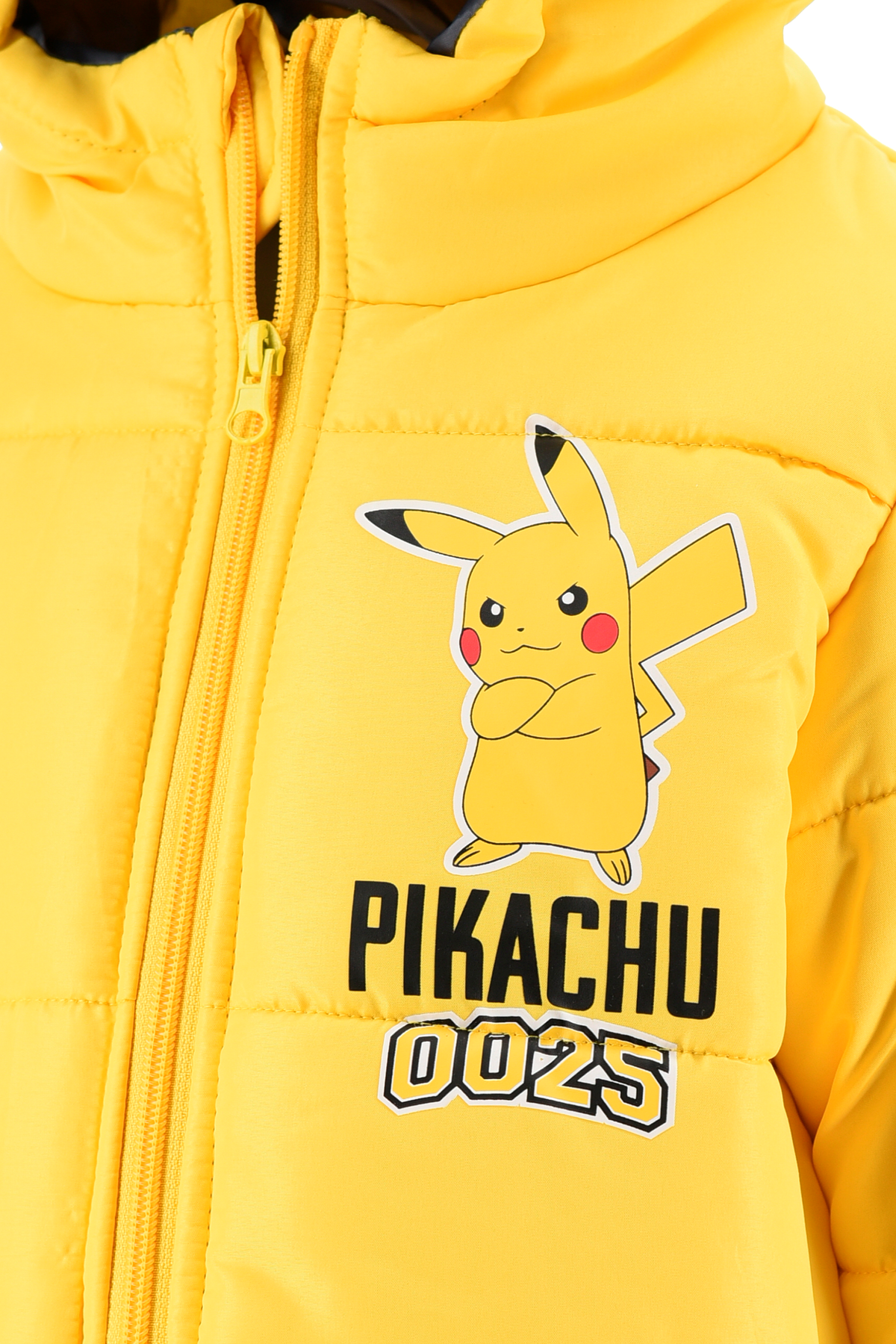 Giubbotto Imbottito Pikachu con Cappuccio Bambino 4/10 Anni - Zh10317