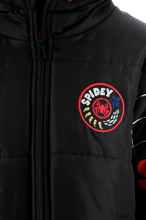 Giubbotto Imbottito Spiderman MARVEL con Cappuccio Bambino 3/6 Anni - Zh10348