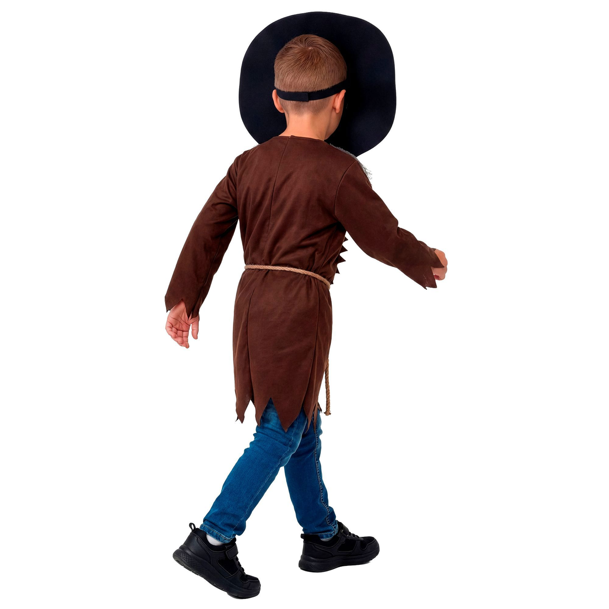 Costume Zucca Spaventosa Tunica e Maschera Travestimento Halloween Cosplay - 9353