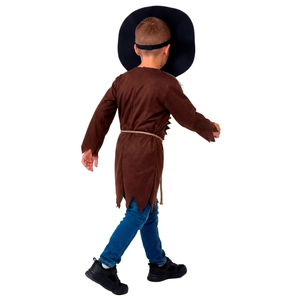 Costume Zucca Spaventosa Tunica e Maschera Travestimento Halloween Cosplay - 9353