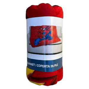 Plaid Spiderman MARVEL Coperta in Pile 220 Gsm 100 X 140 CM per Bambini - Je12229gf