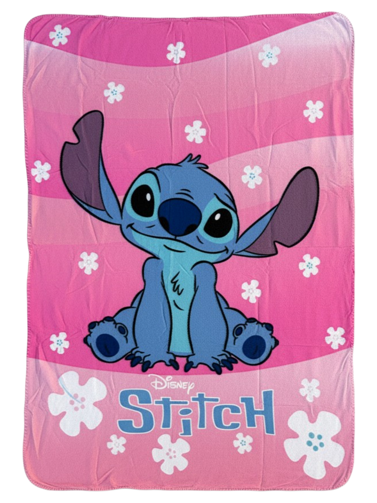 Plaid Stitch Rosa DISNEY Coperta in Pile 220 Gsm 100 X 140 CM per Bambine - Je15476gf