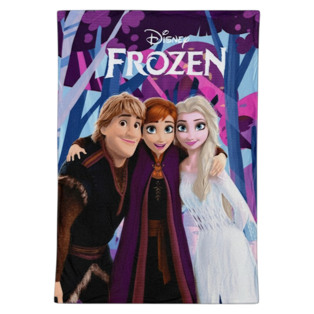 Plaid Frozen DISNEY Coperta in Pile 220 Gsm 100 X 140 CM per Bambine - Je15475gf