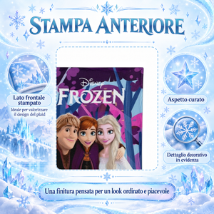 Plaid Frozen DISNEY Coperta in Pile 220 Gsm 100 X 140 CM per Bambine - Je15475gf