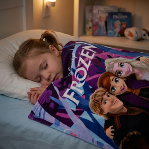Plaid Frozen DISNEY Coperta in Pile 220 Gsm 100 X 140 CM per Bambine - Je15475gf