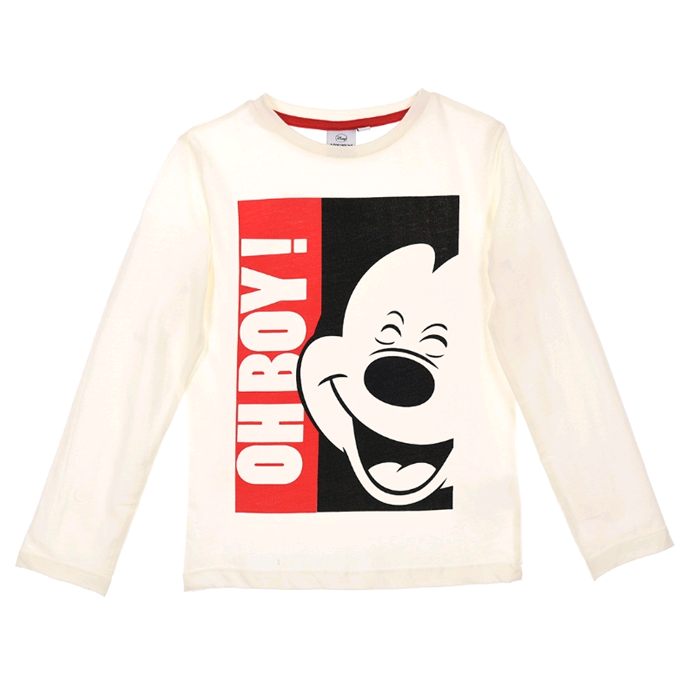 T-Shirt Topolino Bambino Ragazzo Sun City 3/8 Anni-Ph1498bianco