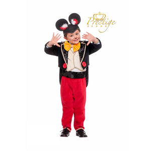 Vestito Carnevale Topoletto Prestige Costume Travestimento Bambino - 53866
